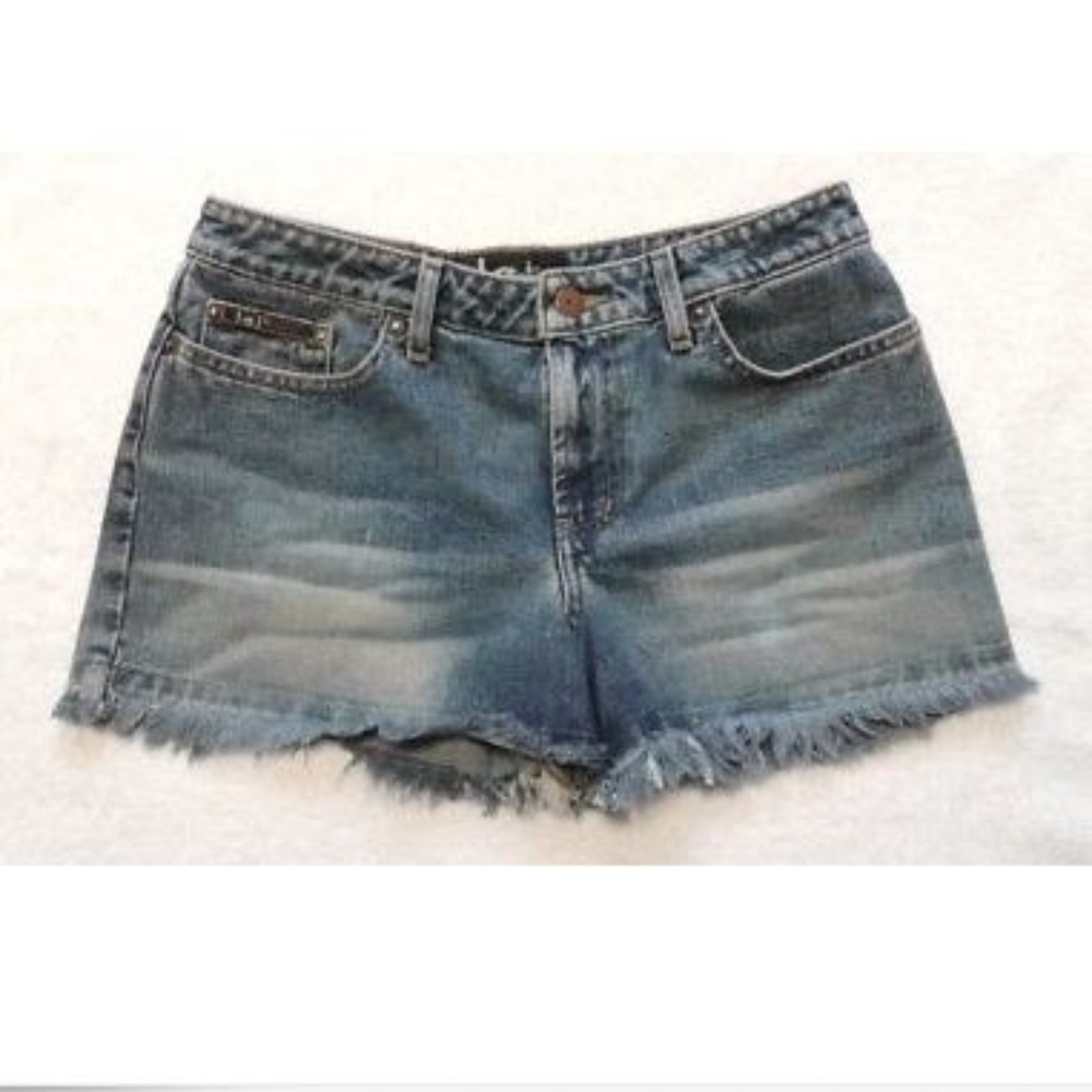 Vintage L.e.i.  Jean Shorts Cut Offs High Waisted